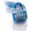 Kabel / 1 m Mlded/Btd Blue CAT5E PVC UTP PAT