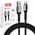 Kabel USB A do USB C Forcell F-Energy QC4.0 3A 66W Cafule 0,5 m C256 czarny