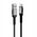 Kabel USB A do USB C Forcell F-Energy QC4.0 3A 66W Cafule 0,5 m C256 czarny