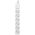 Kerg Przedłużacz KERG z wyłącznikiem-6 gniazd-biało-szary-3m-16A-H05VV-F-3x1,5mm2