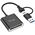 Equip 245461 czytnik kart USB 3.2 Gen 2 (3.1 Gen 2) Type-C Czarny