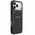 Etui AMG Double Layer Transparent Rhombs MagSafe do iPhone 17 Pro Max czarny/czerwony