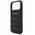 Case AMG Leather Debossed Lines Logo for  iPhone 17 Pro Max black