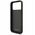 Case AMG Leather Debossed Lines Logo for  iPhone 17 Pro Max black