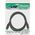 InLine® DisplayPort 1.4 Kabel, schwarz, vergoldete Kontakte, 0,5m
