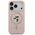 Etui Karl Lagerfeld Silicone Karl&Choupette Ring MagSafe do Apple iPhone 17 Pro różowy