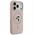 Etui Karl Lagerfeld Silicone Karl&Choupette Ring MagSafe do Apple iPhone 17 Pro różowy