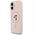 Etui Karl Lagerfeld Silicone Karl&Choupette Ring MagSafe do Apple iPhone 17 różowy