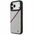 Etui BMW M Tricolor Metal Logo MagSafe do iPhone 17 Pro Max szary