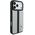 Etui BMW M Perforated Stripe Logo MagSafe do iPhone 17 Pro szary