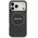 Etui AMG Double Layer Transparent Smocked MagSafe do iPhone 17 Pro Max czarny