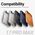 Crong Hybrid Frost MAG Cover - Etui MagSafe iPhone 17 Pro Max (czarny)