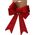 Christmas decoration KOKARDA DEKORACYJNA 32CM