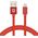 Καλώδιο USB Swissten Universalus καλώδιο Swissten Textile USB-C 3.1, 2.0 m, κόκκινο χρώμα