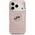 Case Karl Lagerfeld IML Glitter Karl & Choupette Heads Logo MagSafe for iPhone 17 Pro Max pink