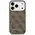 Etui Guess 4G Classic Logo MagSafe do iPhone 17 Pro Max brązowy