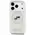 Case Karl Lagerfeld IML Glitter Karl & Choupette Heads Logo MagSafe for iPhone 17 Pro gray