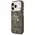 Etui Guess 4G Big 4G Classic Logo do iPhone 17 Pro brązowy srebrny