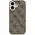 Etui Guess 4G Classic Logo MagSafe do iPhone 17 brązowy