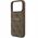 GUESS futerał do IPHONE 17 Pro kompatybilny z MagSafe GUHMP17LG4GFRW (PU 4G Ring Classic Logo) brązowy
