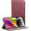 Kabura SMART MAGNETO do SAMSUNG A17 burgundowy