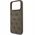 Etui Guess 4G Ring Classic Logo MagSafe do iPhone 17 Pro Max, brązowe