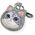 Θήκη Εντοπισμού Nimmy New Big Eyed Pet 2.0 Γάτα γκρι