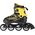 Rolki Nils Extreme NH18190 z wymienną płozą regulowane czarne r. 39-43
