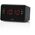 Radiobudzik Nedis CLAR002BK LED AUX projekcja 2x budzik FM Czarny