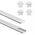 Profil Led PO2 podtynkowy Eco Light EC20609 2m biały + klosz mleczny