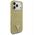 Etui Guess Rhinestone Triangle Logo do iPhone 17 Pro Max złoty
