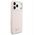 Etui Guess Silicone Script Metal Logo MagSafe do iPhone 17 Pro Max różowy