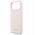 Etui Guess Silicone Script Metal Logo MagSafe do iPhone 17 Pro Max różowy