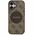 Etui Guess 4G Circle Classic Logo MagSafe do iPhone 17 brązowy