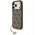 Etui Guess 4G Charms Collection MagSafe do iPhone 17 Pro brązowy