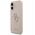 Etui Guess Grained Big 4G & Classic Logo do iPhone 17 różowy
