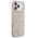 Etui Guess Leather 4G Triangle Strass MagSafe do iPhone 17 Pro Max różowy