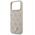 Etui Guess Leather 4G Triangle Strass MagSafe do iPhone 17 Pro Max różowy