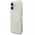 Etui Guess IML Flowers Electro Pearl Strap MagSafe do iPhone 17 biały