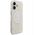 Etui Guess IML Flowers Electro Pearl Strap MagSafe do iPhone 17 biały