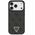 Etui Guess Leather 4G Triangle Strass MagSafe do iPhone 17 Pro czarny
