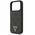 Etui Guess Leather 4G Triangle Strass MagSafe do iPhone 17 Pro czarny