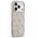 Etui Guess Leather 4G Triangle Strass MagSafe do iPhone 17 Pro różowy