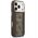 Etui Guess 4G Stripe MagSafe do iPhone 17 Pro brązowy