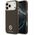 Etui Guess Grained Strass Logo MagSafe do iPhone 17 Pro Max brązowy