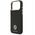 Etui Guess Grained Strass Logo MagSafe do iPhone 17 Pro Max czarny