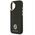 Etui Guess Grained Strass Logo MagSafe do iPhone 17 czarny