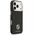 Etui Guess Grained Strass Logo MagSafe do iPhone 17 Pro czarny