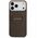 Etui Guess Peony Hot Stamp MagSafe do iPhone 17 Pro Max brązowy
