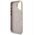 Etui Guess 4G Strass Logo & Big Strap Metal Buttons MagSafe do iPhone 17 różowy